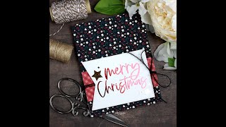 Unity Quick Tip: 2-Tone Foiled Christmas Card