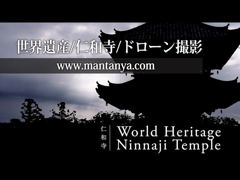 世界遺産/仁和寺/ドローン撮影 京都