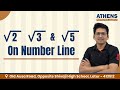 Root 2, Root 3 & Root 5 On Number Line I Athens Foundation Academy I Latur I Maths #maths