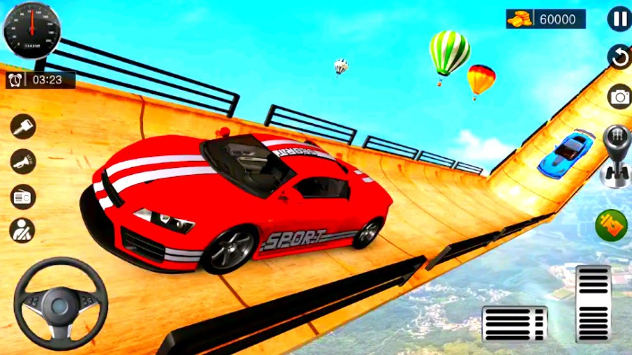 Crazy Car Stunt 3D 😱💥Mega Ramp Car Game Simulator 2023 Androide