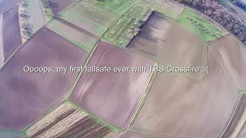 First Failsafe with my TBS Crossfire
