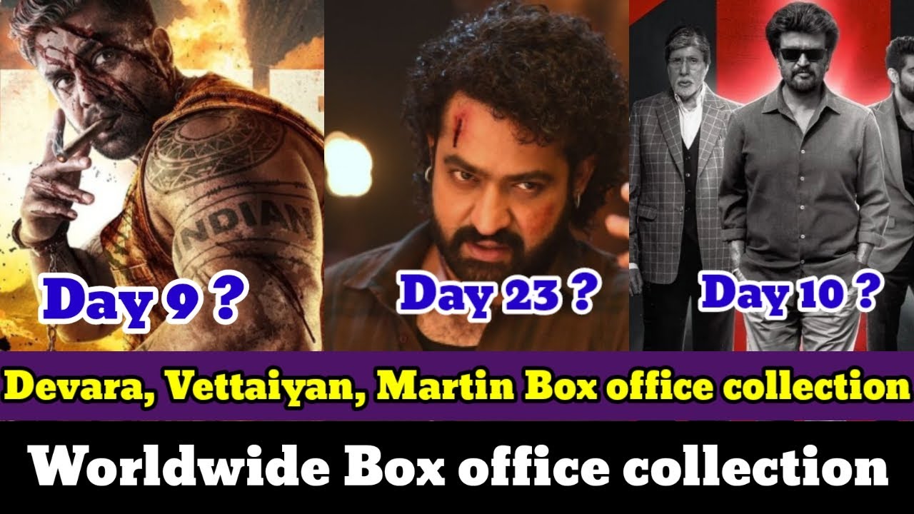 Devara, Martin, vettaiyan box office collection | Vettaiyan movie collection | Devara collection