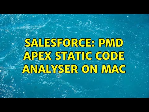 Salesforce: PMD Apex static code analyser on Mac (2 Solutions!!)
