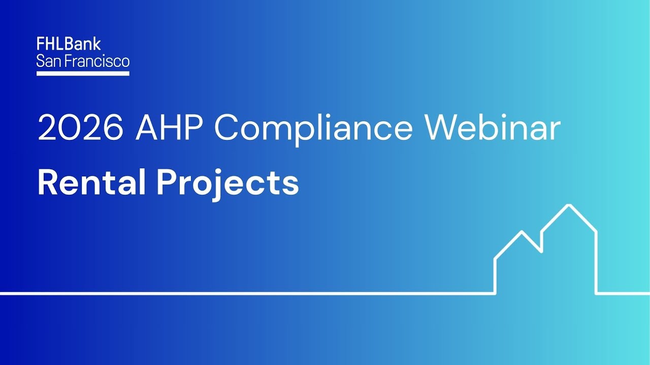 2026 AHP Compliance Webinar Rental Projects