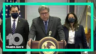 Attorney General Barr gives updates on federal crime-fighting initiative "Operation Legend"