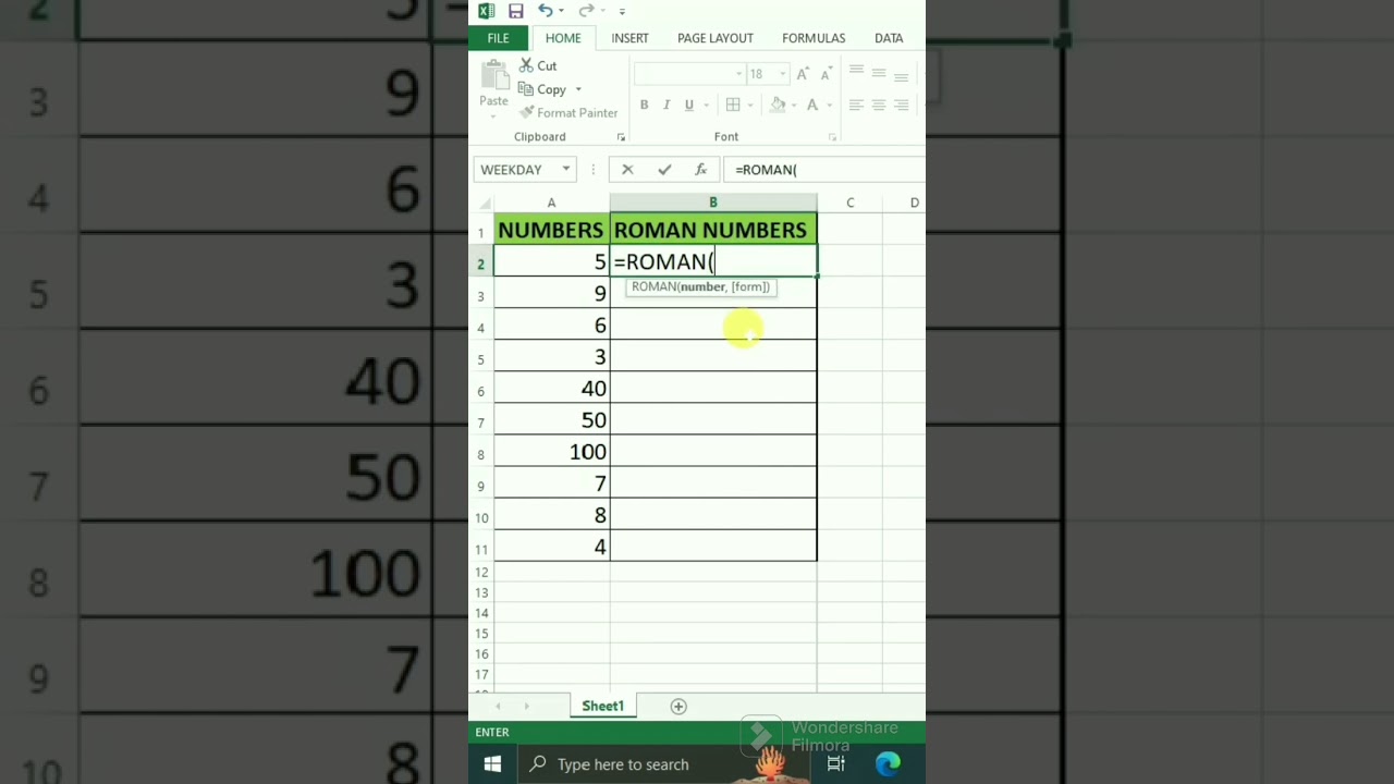 Excel Formulas 