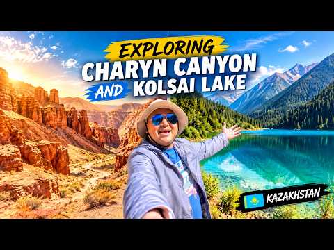 KAZAKHSTAN IS UNDERRATED! 🇰🇿 Exploring Charyn Canyon & Kolsai Lake