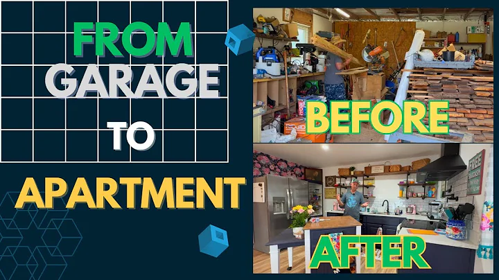 "Garage to Apartment Conversion Under $15K |  DIY Renovation & Small Space Living Transformation"