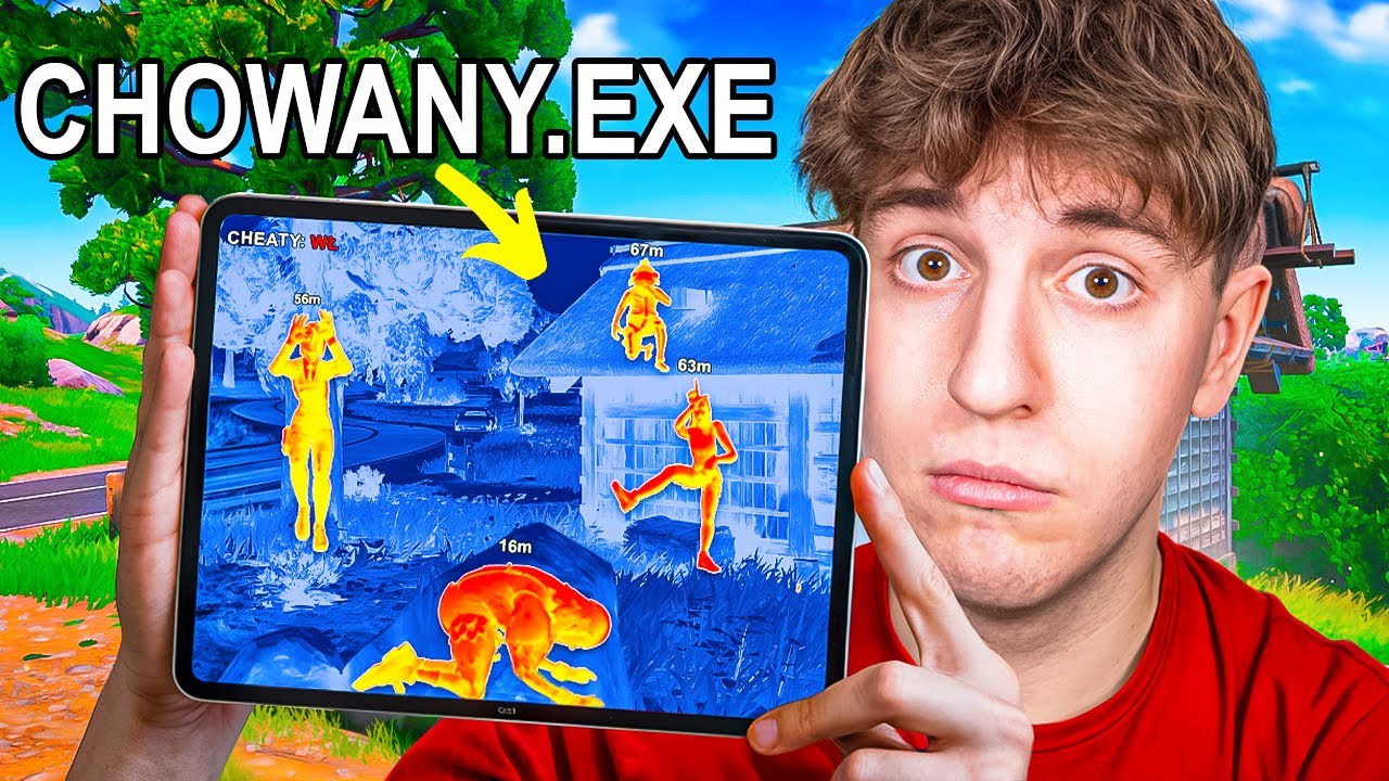 Oszukuję na CHOWANYM YouTuberów w Fortnite