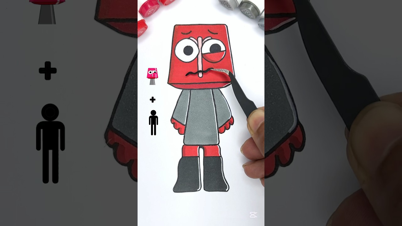 SPRUNKI Panic As human Version Phase 4 puzzle craft 🧩🎨♥️ 