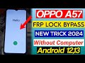 OPPO A57 CPH2387 FRP Bypass Android 12 - Oppo A57 Google Lock Remove New Method 2024 - Sony Mobiles