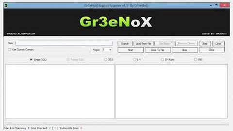 Gr3enox exploit scanner V1 1
