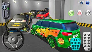 New Green Carnival McQueen car Stuck in Parking Garage - Car Game - 3D Driving Class 2026 screenshot 1