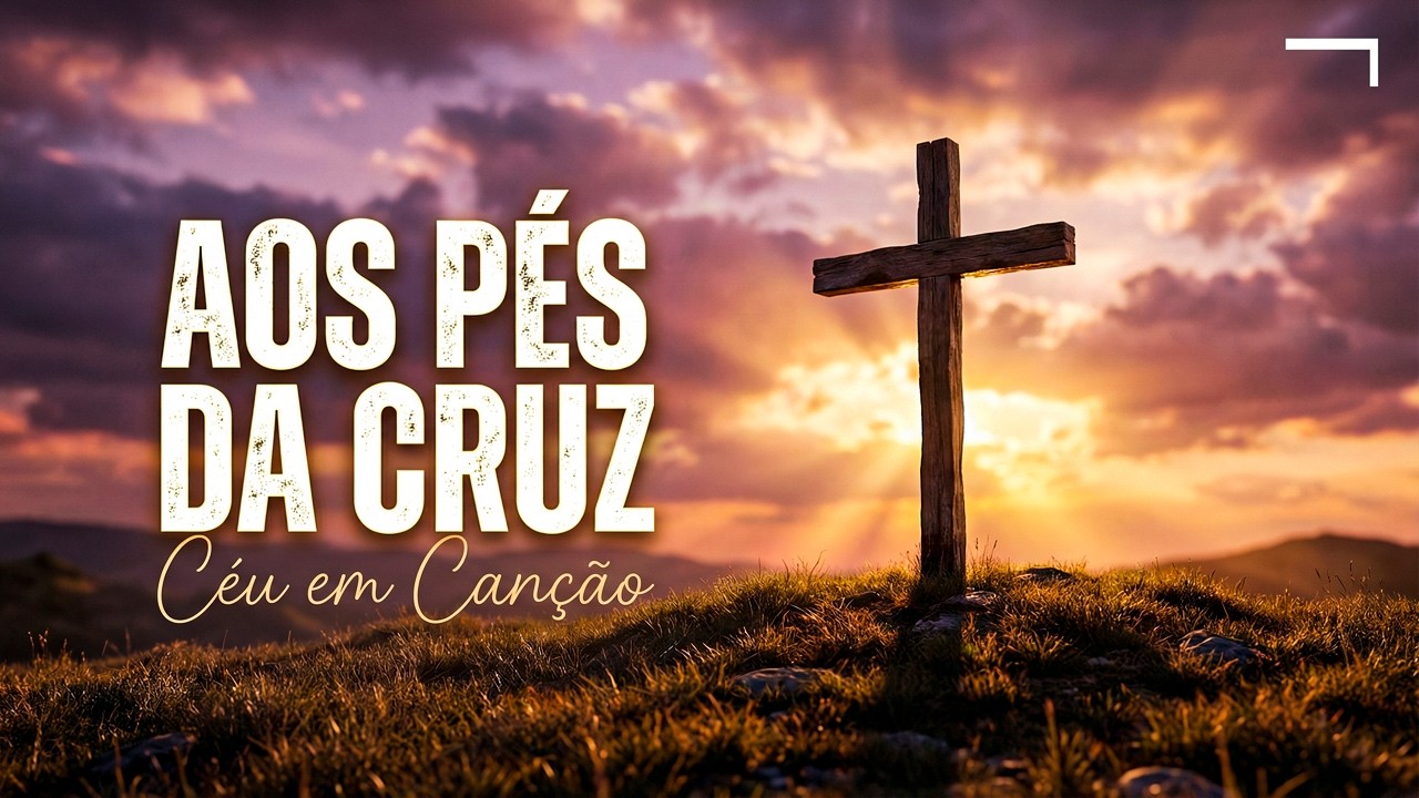 QUARESMA 2026 – Aos Pés da Cruz | Louvor Católico Profundo de Entrega – Céu em Canção