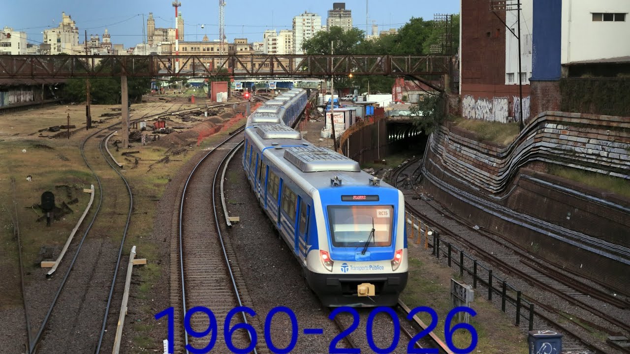 Evolución de la línea Sarmiento del 1960 a 2026