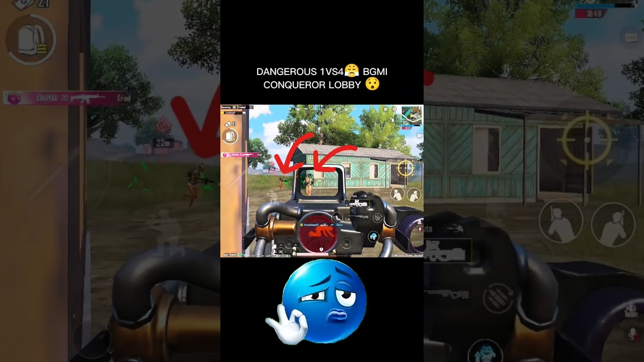 INSANE 1v4 SOLO vs SQUAD in CONQUEROR LOBBY! 😱 | BGMI New Update CLUTCH Gameplay