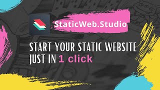 StaticWeb.Studio - Hosting and CMS platform for static web sites.