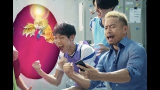 サッカー長友がドラゴンボールで熱くなる／CM「ドラゴンボールZ ブッチギリマッチ長友佑都氏 部室編Ａ」