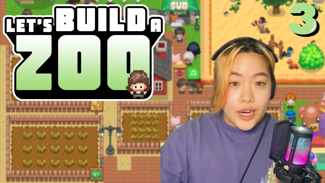we built a farm & a research center! | Let's Build a Zoo [3]