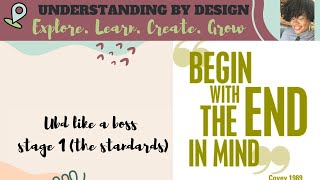 Mastering UbD Stage 1: How to Unpack Standards Like a Pro! | Step-by-Step Guide + Examples