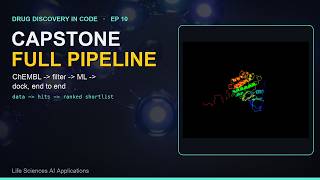 Drug Discovery in Code · Ep 10: Capstone — An End-to-End EGFR Campaign
