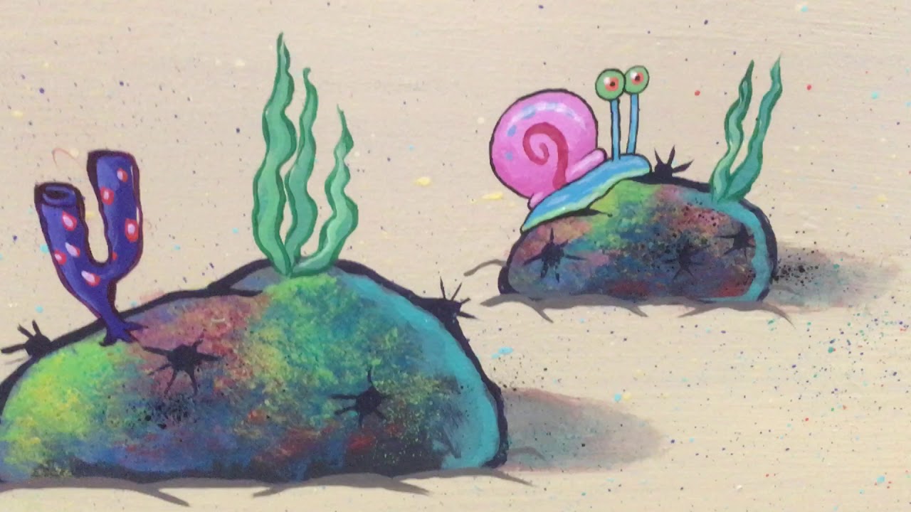 Finished Bikini Bottom mural YouTube