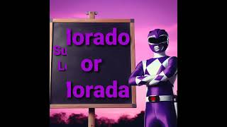 The Word For 'Purple' In Spanish Is.... | Colors In Spanish #purple #shorts