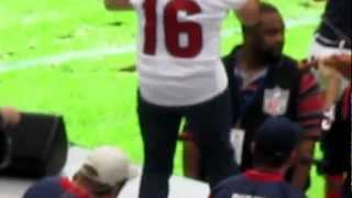 Clay Walker performing at the Houston Texans game