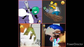 BFDI x the simpsons x annoying orange x sml