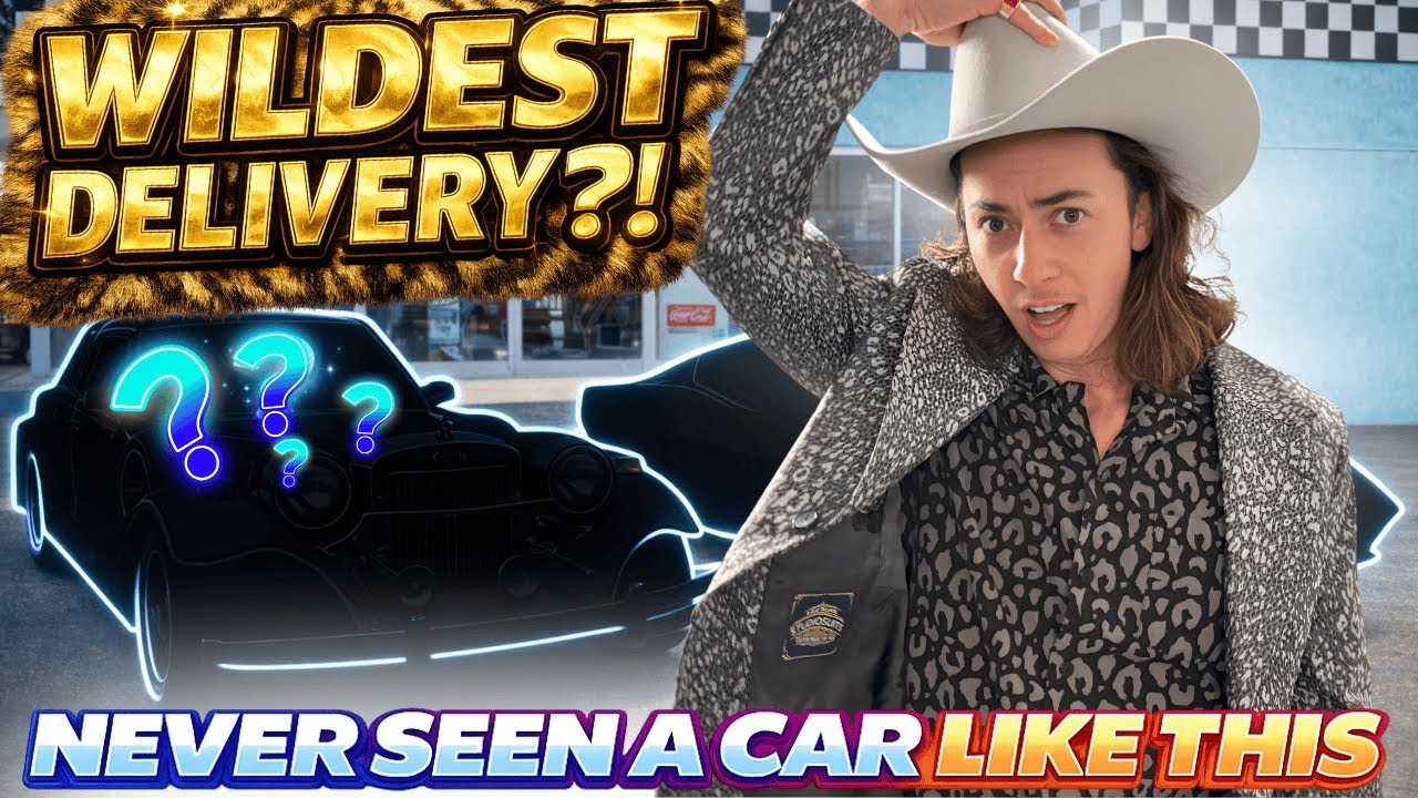 Самая безумная доставка автомобиля в этом году.