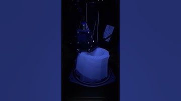 Delta 3D printer in action