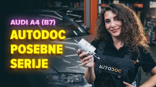 Za pomoč pri delih „naredi sam" za vzdrževanje avta AUDI A4 (8EC, B7) si oglej naše videe