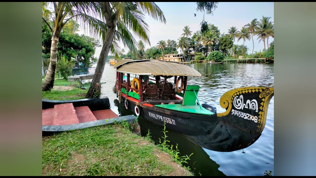 at palm grove lake view resort Alleppey.