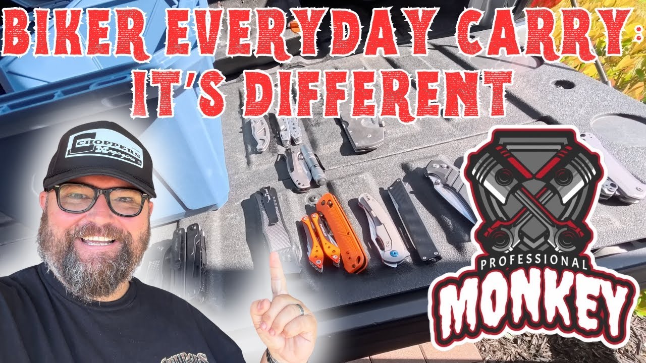 Everyday Carry (EDC) For Bikers! It's Different!