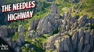 Celebrity Needles Highway Full Scenic Motorcycle Ride in Custer State Park, South Dakota 4K Wealth