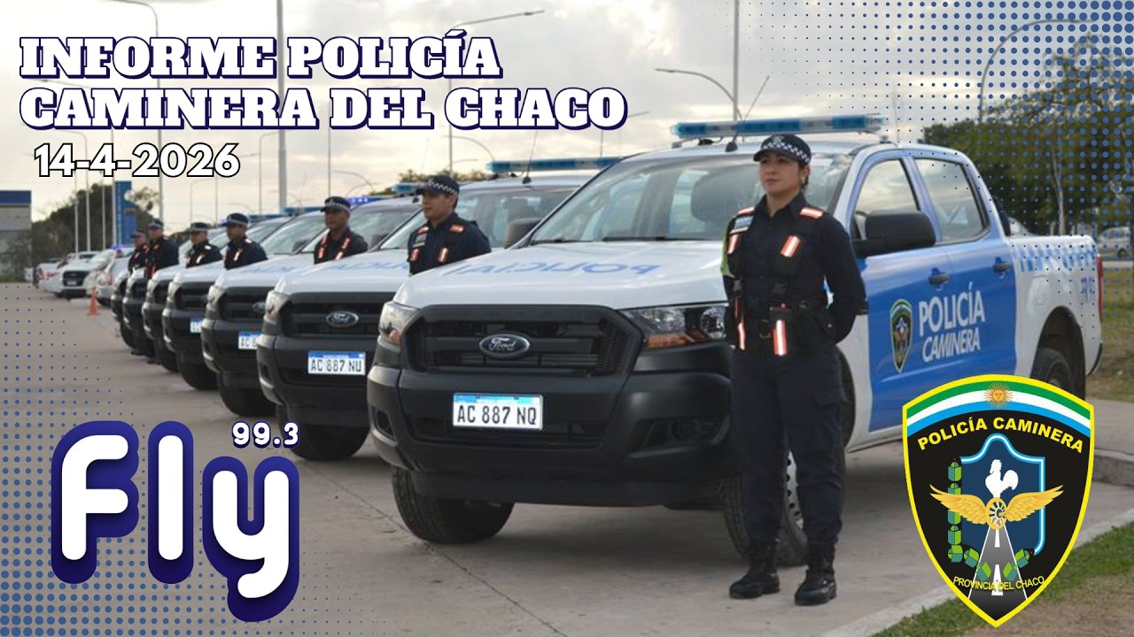 📆14/4/2026┃🚨Informe Policía Caminera del Chaco 🚓