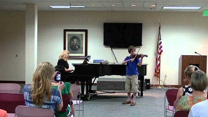 James Laubach is playing Gavotte by Martini