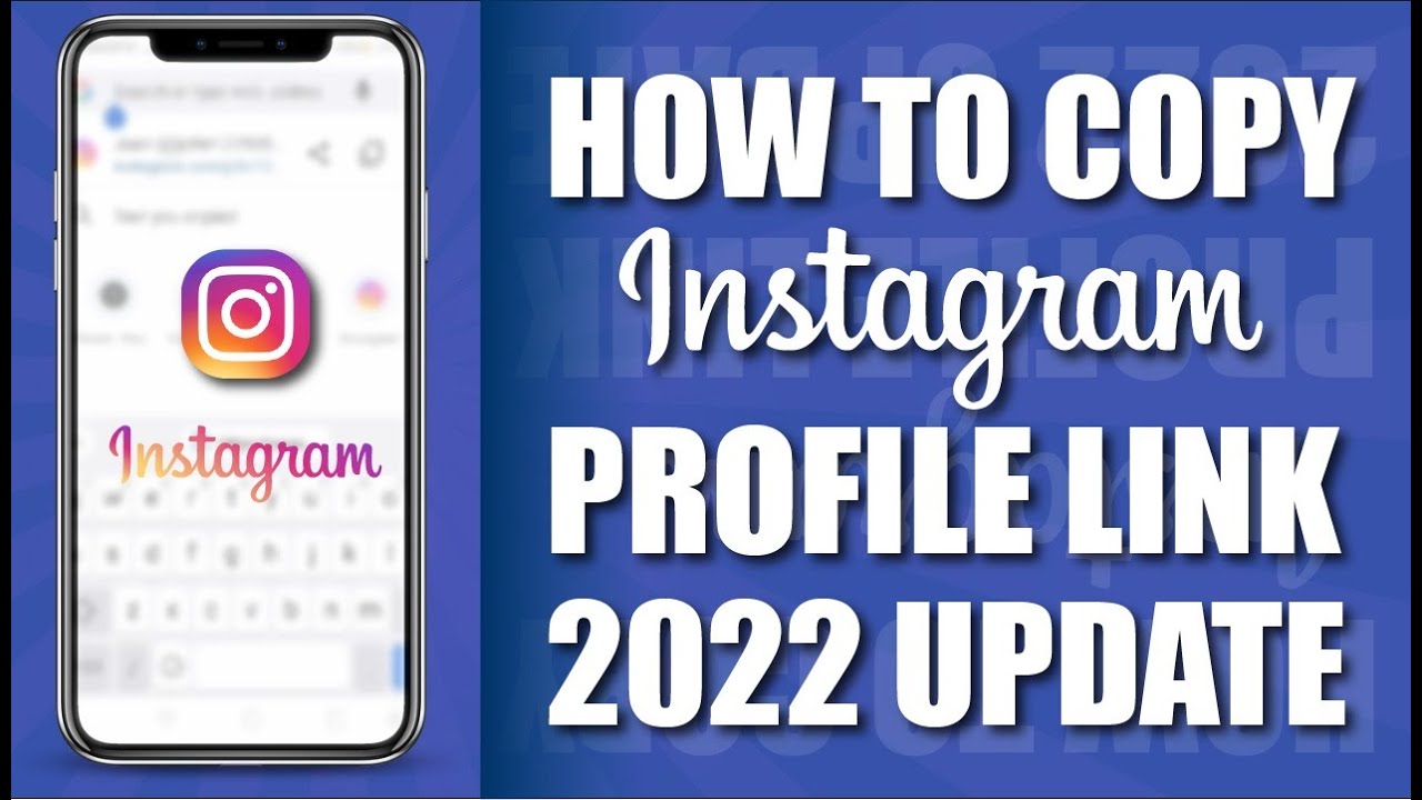 How to Copy Instagram Profile Link 2022 Update