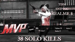 TDM SNIPING🚀| SOLO 38 KILLS | REALME 8 GAMING TEST | TDM M24 MONTAGE | BEST GAMING PHONE UNDER 20K screenshot 5