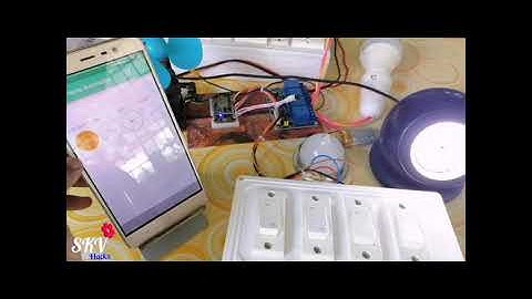 Home Automation | Nodemcu | Blynk | Manual Switch | ESP8266 | #blynk | #esp8266 | #skvhacks |