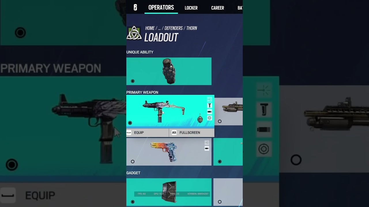 Best attachments and Loadouts for Thorn 