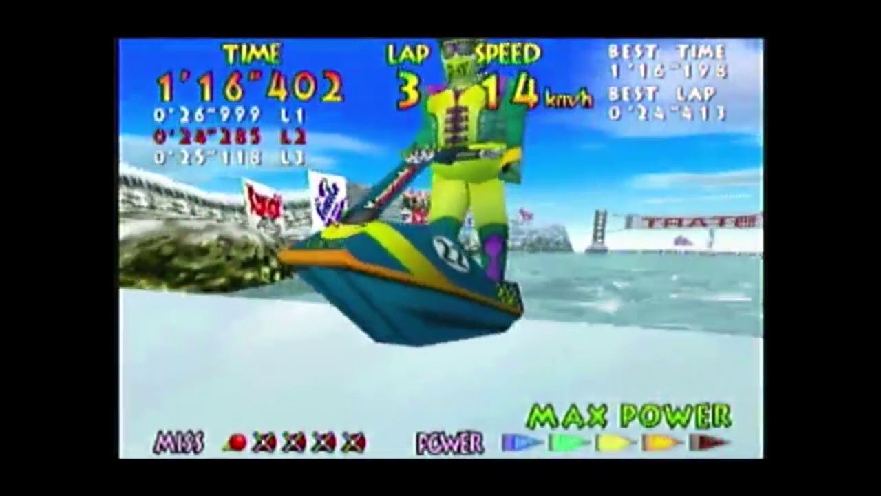 Wave Race 64 Glacier Coast 1 Lap in 24"285 by mo_moe