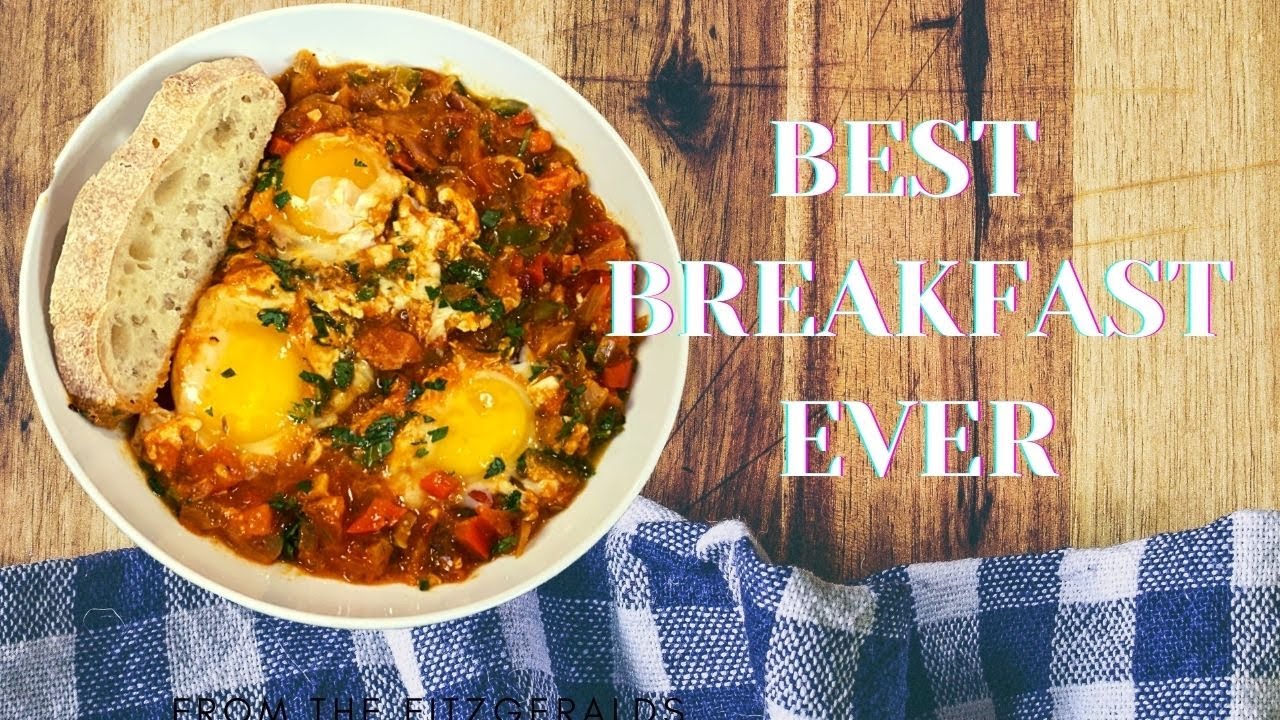 Simple Shakshuka Recipe With Fresh Tomatoes | 4K