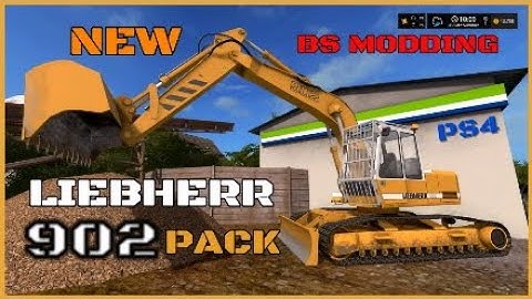 Farming Simulator 17 - Liebherr 902 Excavator Pack