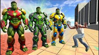 Franklin Become New Avenger By Stealing Hulk Suit in Indian Bike Driving 3D