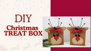 The Cutest DIY Christmas Reindeer Box You Will Ever See!