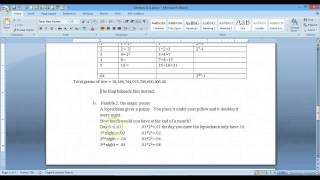 Section 8-A linear vs exponential
