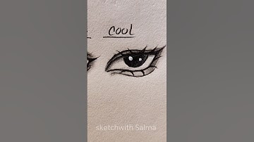 How to draw Eyes Two different shape   #drawing #art #shorts #howtodraw #eyes #fypシ #tutorial