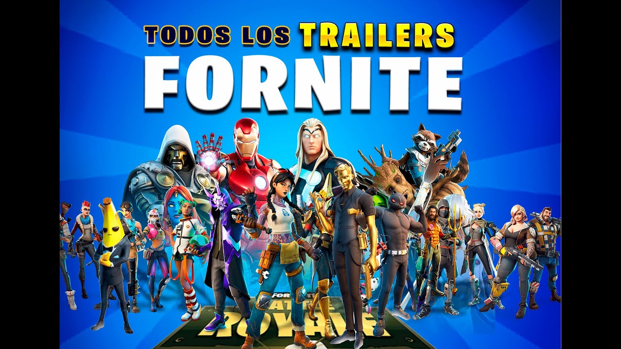 🚀TODOS los TRAILERS de FORTNITE 🚀 ALL FORTNITE TRAILERS !!!!! - YouTube