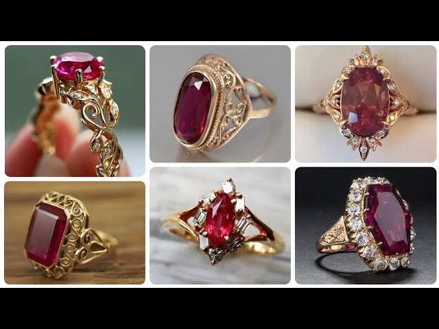 RRVGEM Ruby RING Gemstone Gold Plated Ring Adjustable Ring 5.00 Carat  Natural manik Adjustable RING : Amazon.in: Fashion